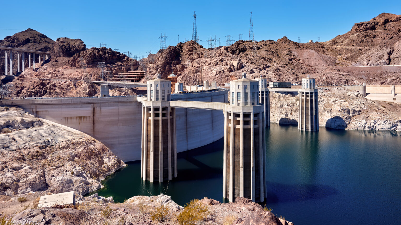 hoover dam in nevada, usa